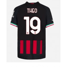 AC Milan Theo Hernandez #19 Hemmatröja 2022-23 Korta ärmar